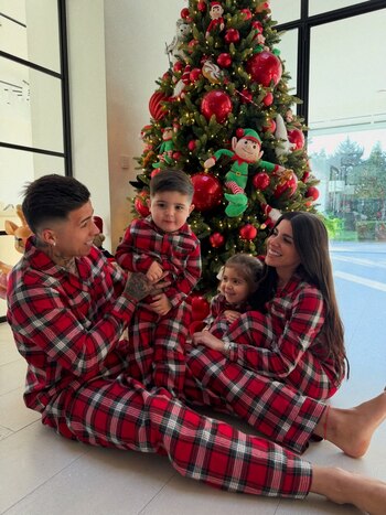 Enzo Fernández pasó Navidad en