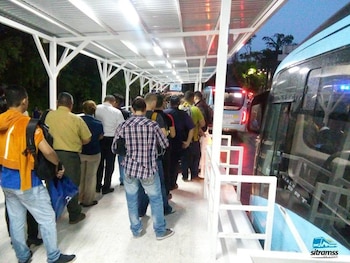 La construcción del carril segregado del Sitramss requirió un préstamo de 45 millones de dólares aprobado en 2012. (Foto: SITRAMSS)
