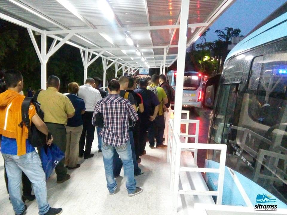 La construcción del carril segregado del Sitramss requirió un préstamo de 45 millones de dólares aprobado en 2012. (Foto: SITRAMSS)