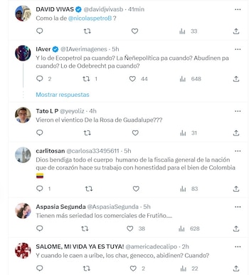 Estas fueron algunas de las