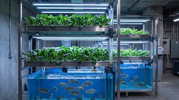 Por qué la acuaponía vertical supera en eficiencia, sanidad y producción vegetal a la hidroponía convencional