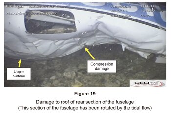 El daño en el techo