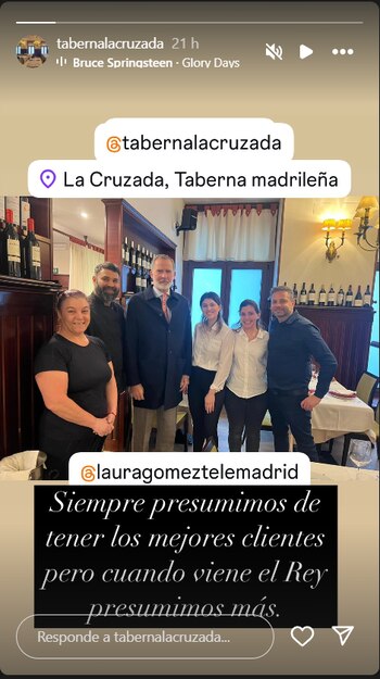 La visita del rey Felipe