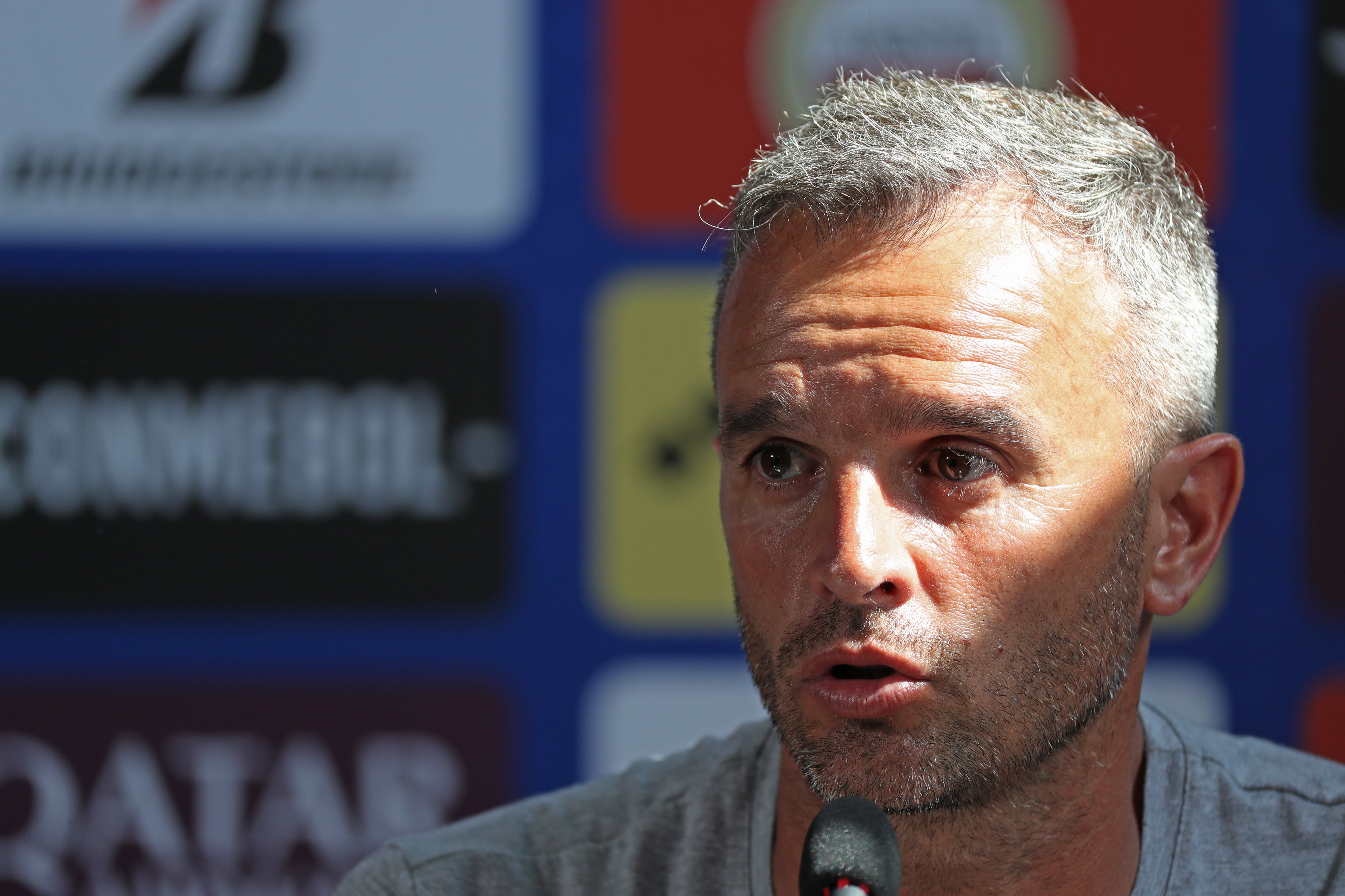 Lavallén explotó en conferencia de prensa y ahora sería sancionado (EFE/Raúl Martínez)