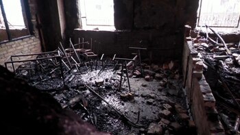 La maternidad ucraniana fue bombardeada