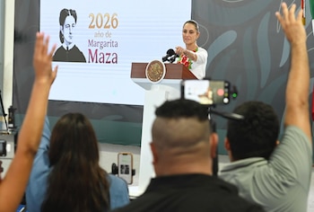 La presidenta Claudia Sheinbaum informó que el asesinato del periodista Josué Martínez ya es investigado por autoridades federales. (Presidencia)