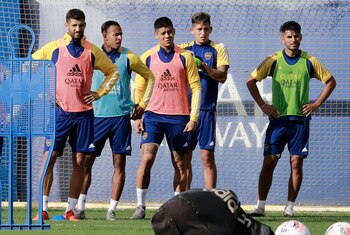 Marcos Rojo entrenamiento Boca