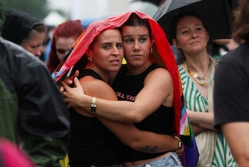 Tedi Makrigiorgos and Brynn Machen