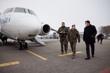 Volodomyr Zelenski, presidente de Ucrania