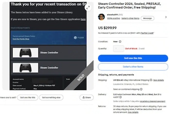 Steam Controller está siendo revendido en diferentes comercios electrónicos al doble de su precio.