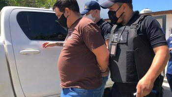 Fresneda al ser detenido por