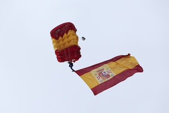 Imagen de archivo del desfile del 12 de octubre de 2025. (Eduardo Parra/Europa Press)