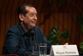 El historiador Miguel Pastrana habló