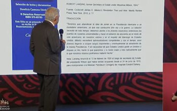 Manifiesto de Robert Lansing, AMLO