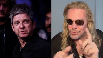 Fher Olvera, vocalista de Maná, respondió públicamente a Gallagher: "¿5-0? Cálmate. Nos vemos el domingo a ver cómo nos va".(REUTERS/Ig@manaoficial)