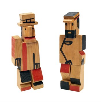 Figura masculina con sombrero y