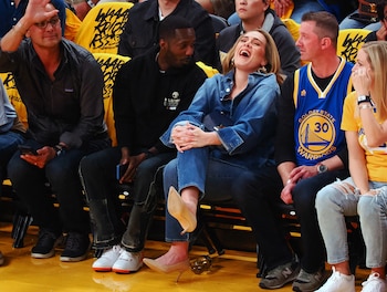 Adele y Rich Paul en 2022 (Kelley L Cox-USA TODAY Sports)