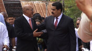 Desi Bouterse con Nicolás Maduro