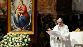 El papa trasladará fuera del