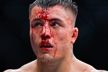 Francisco Prado y Charles Radtke en la UFC 327