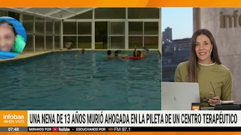 Renata, una adolescente con discapacidad, murió ahogada tras permanecer más de 30 minutos en una pileta terapéutica sin supervisión (Captura de video)
