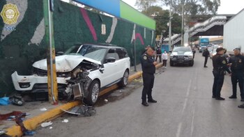 Aparatoso accidente en Circuito Interior: