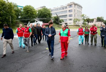 Lousteau visitó hoy la central