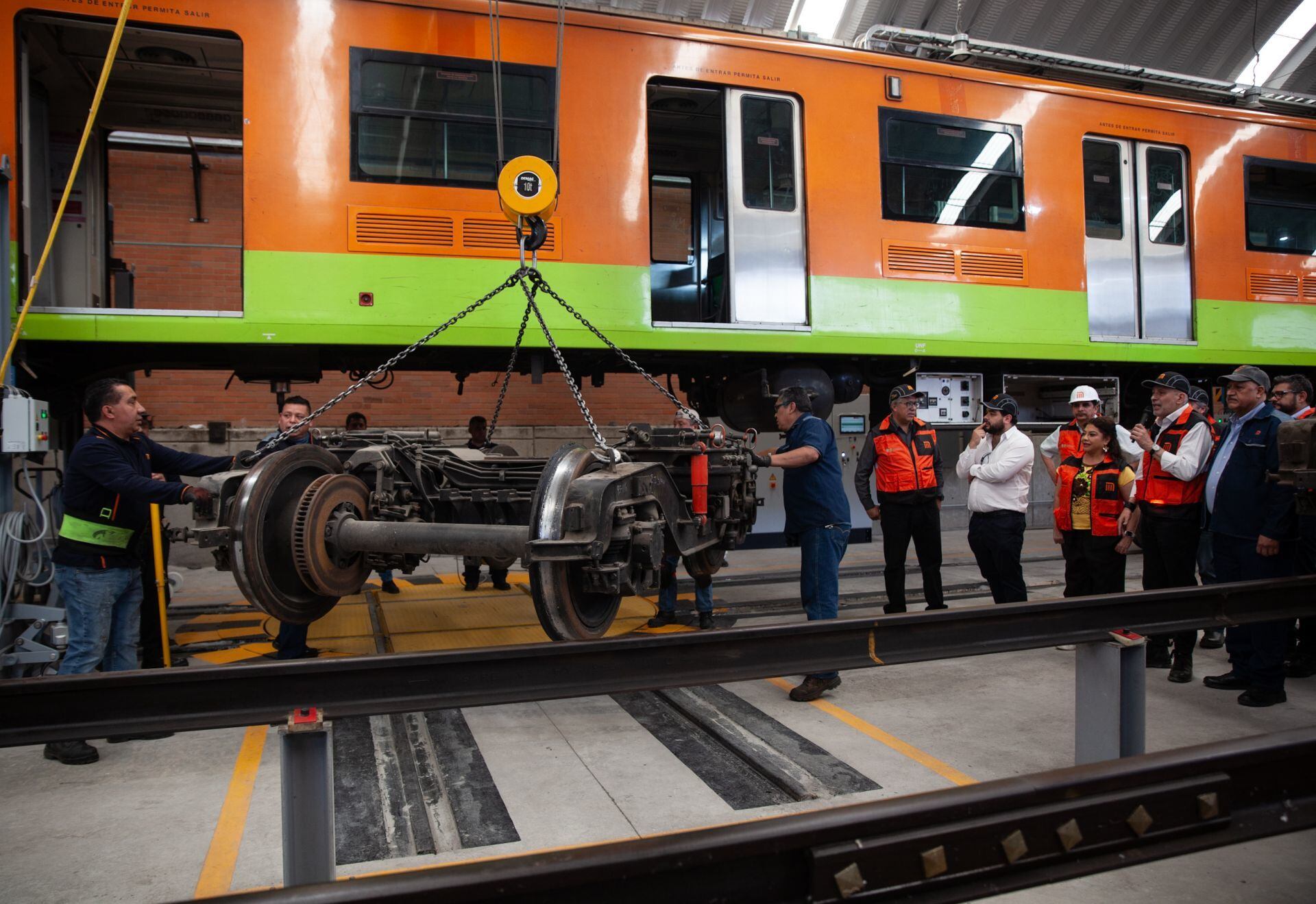 Cuando Clara Brugada llegó a la jefatura de la capital aseguró que la Línea A (La Paz - Pantitlán) tendrá una modernización para corregir problemas de hundimientos (Cuartoscuro.com/ Andrea Murcia Monsivais)