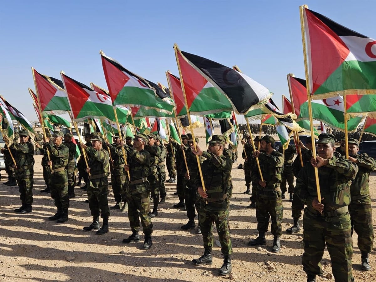 Actos de conmemoración del 50 aniversario de la proclamación de la República Árabe Saharaui Democrática (RASD), con la intervención del líder del Frente Polisario, Brahim Ghali. (Europa Press)