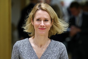 La Primera Ministra de Estonia,