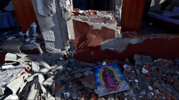 La escena fue compartida por internautas que encontraron en la figura religiosa un motivo de esperanza en medio de la emergencia que vive Colombia.