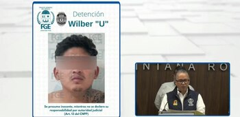 Wilber "U" alias "El Molusco", uno de lso presuntos asesinos materiales de Federico Mazzini