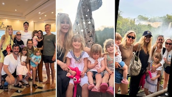 Graciela Alfano mostró su costado más íntimo en un viaje familiar por las Cataratas del Iguazú