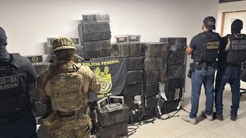 Golpe al narco en Brasil: la Policía decomisó 856 kilos de cocaína en un operativo contra el grupo criminal PCC
