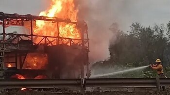 Incendio - Micro - Jujuy