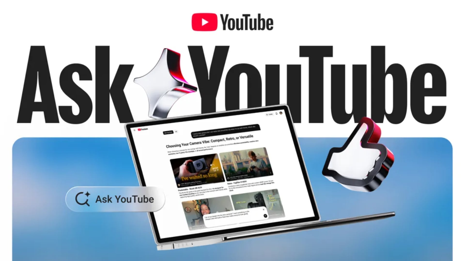 Ask YouTube permitirá comparar productos mediante tablas generadas por inteligencia artificial. (YouTube)