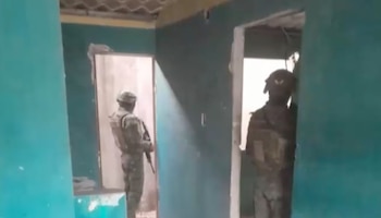 Los militares lograron el rescate en medio de una operación en la zona. (Captura de pantalla/ Ecuavisa)