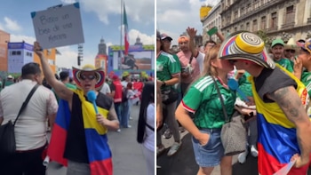 Colombiano en México fue la sensación en medio del partido inaugural del Mundial 2026 con curioso reto: todo quedó en video