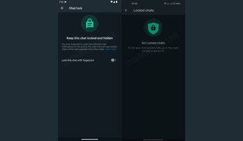 La aplicación trabaja en una
