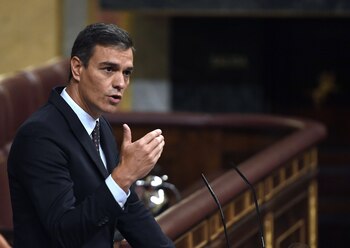 Pedro Sánchez. (Photo by PIERRE-PHILIPPE