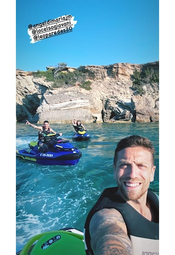 El paseo en motos de