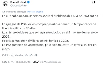 PS5 - PS4 - videojuegos - licencias - tecnología - 26 de abril