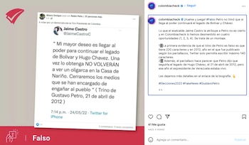 Desmienten trino de Gustavo Petro