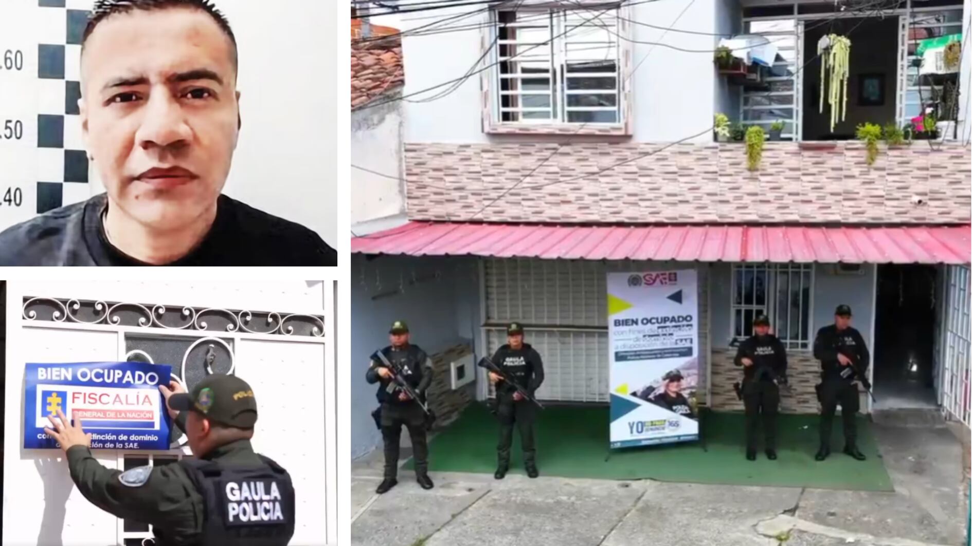 El operativo se desarrolló en el municipio de Tuluá, bastión del temido criminal de Valle del Cauca - crédito Policía Nacional / Fiscalía General de la Nación