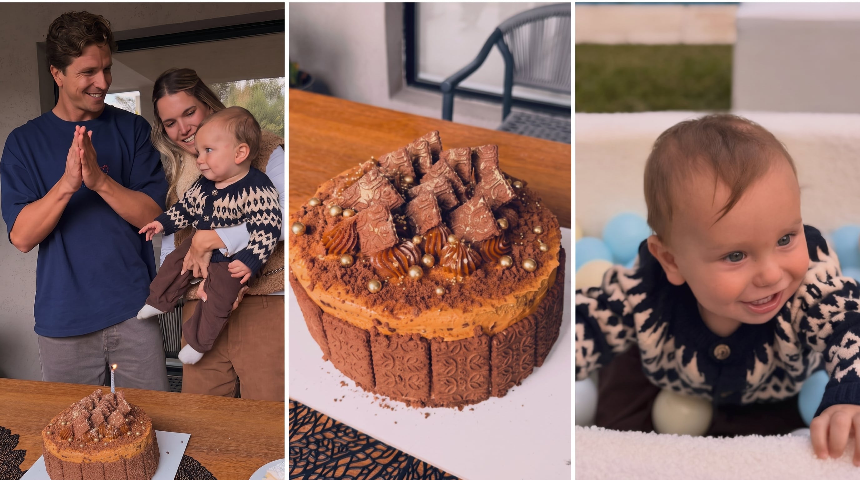 Eva Bargiela celebró por partida doble: el cumpleaños de Gianluca Simeone y los 9 meses de Faustino