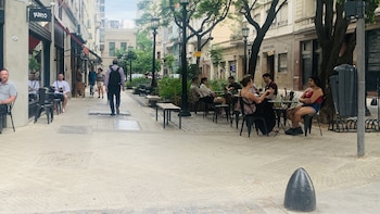 La esquina de Perú y