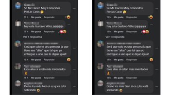 Algunos de los comentarios con