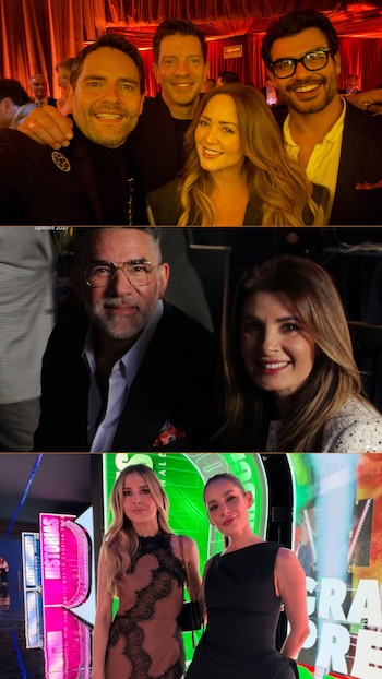 Celebridades en la fiesta de Upfront de Televisa