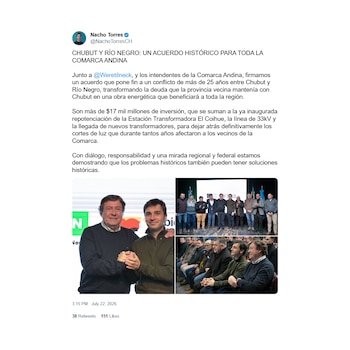 La nueva Estación Transformadora Cerro Perito Moreno sumará capacidad al sistema y facilitará la futura interconexión del Complejo Hidroeléctrico Loma Atravesada