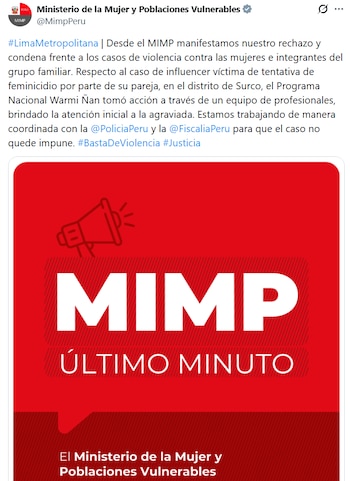 El Ministerio de la Mujer